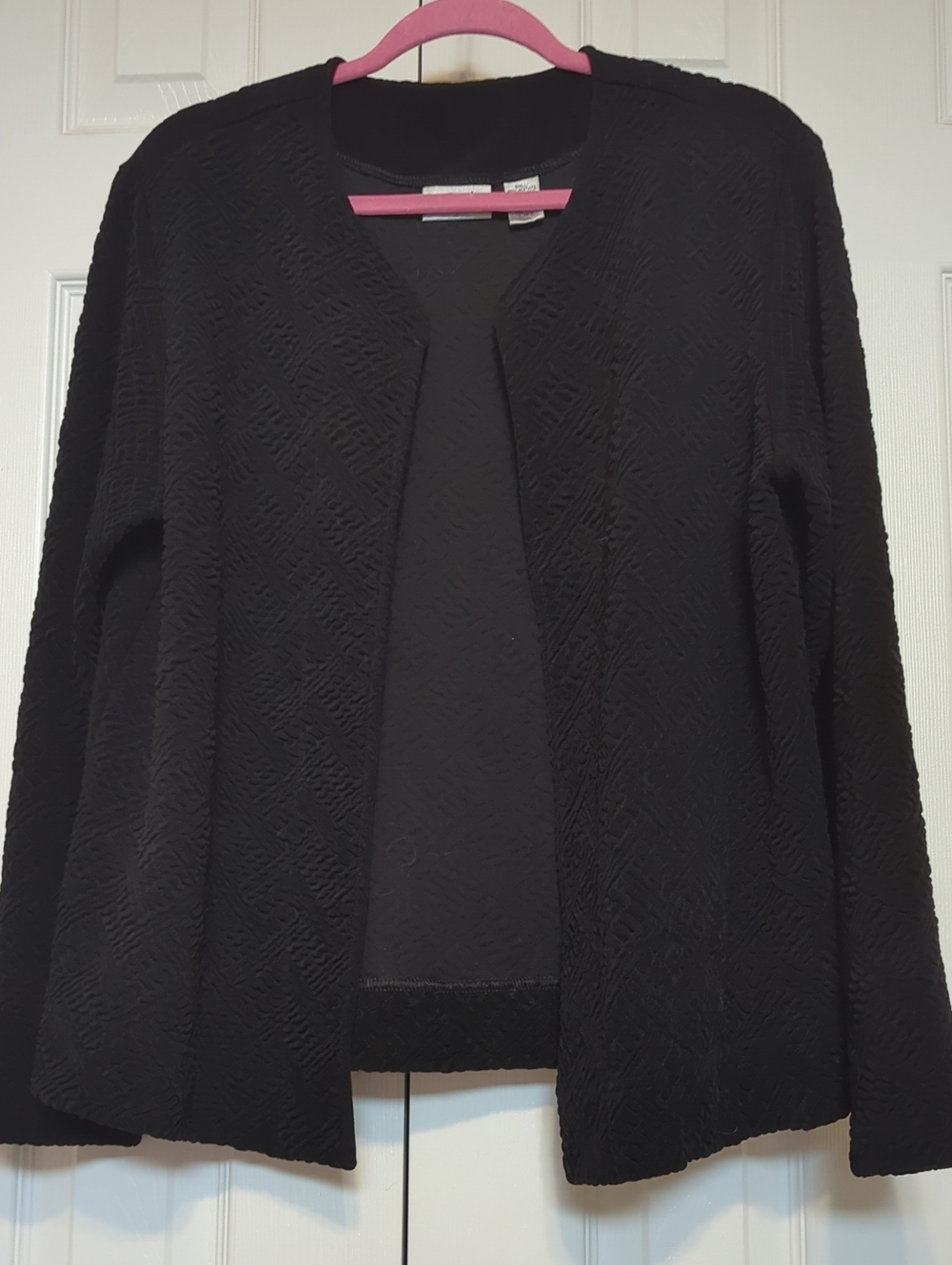 Chico's Travelers Black Jacket.   Size 3